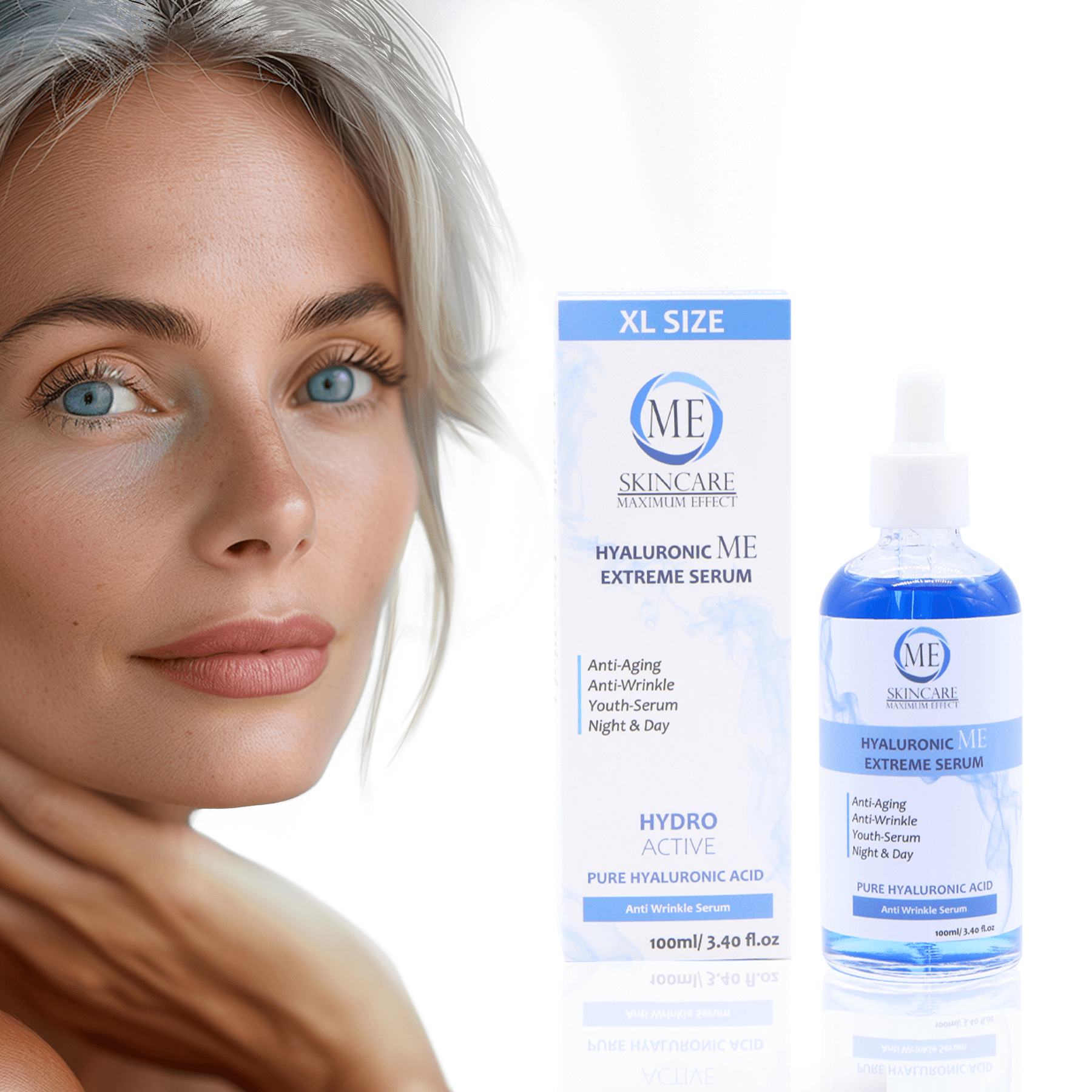 ME Hyaluronic Extreme Serum – DAS Hyaluronserum mit MAXIMUM EFFEKT Produkt Bild